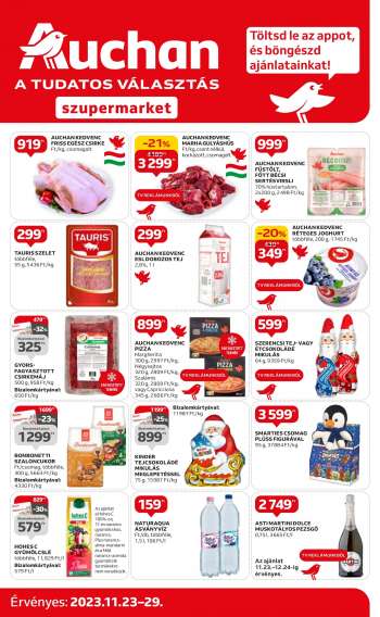 Újság Auchan - 2023.11.23 - 2023.11.29.