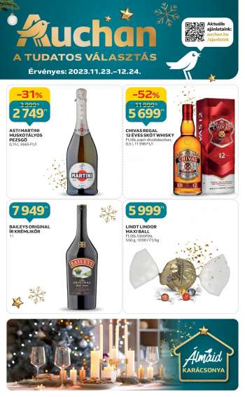 Újság Auchan - 2023.11.23 - 2023.12.24.