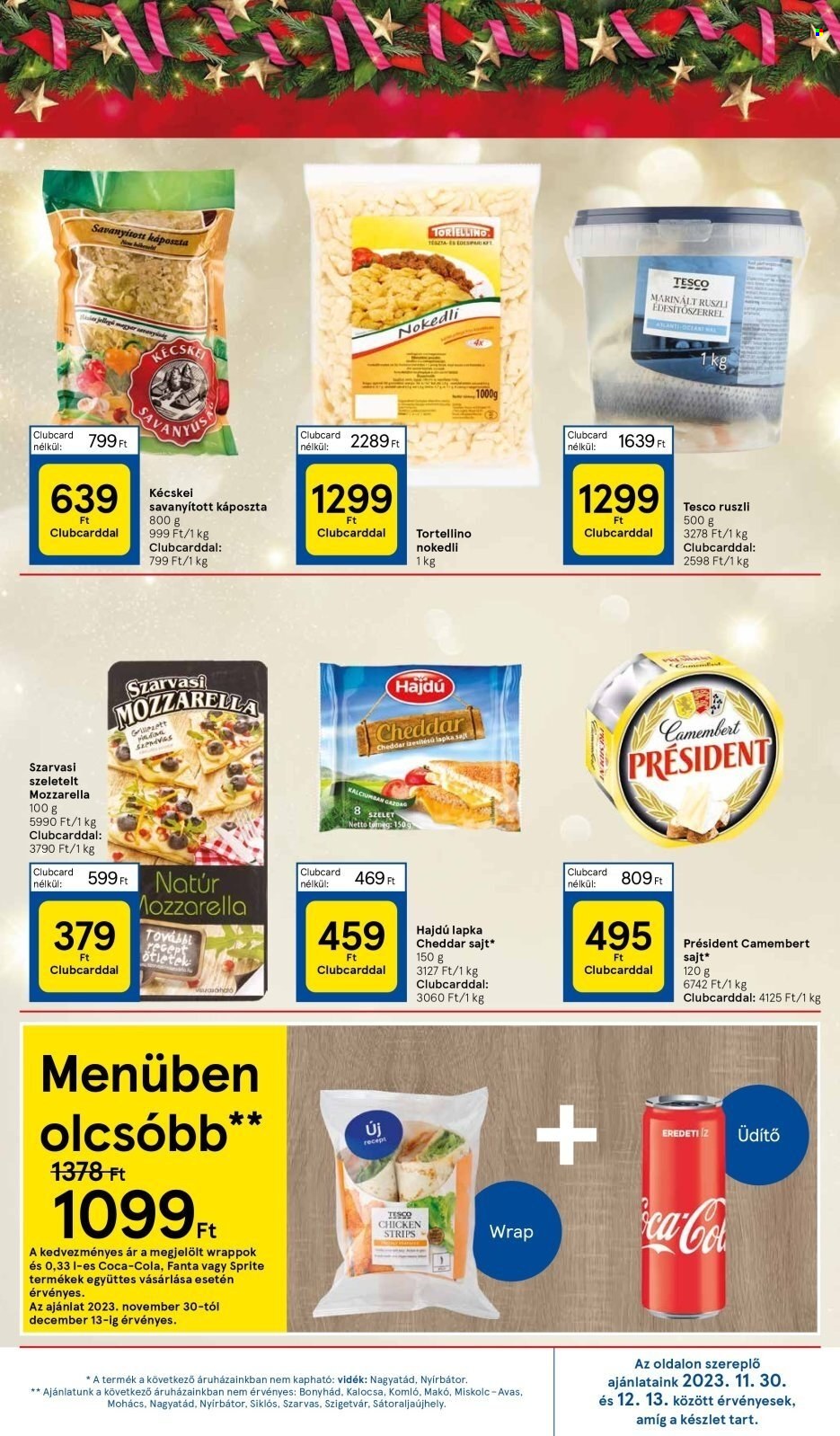 TESCO akciós újságok - 2023.11.30 - 2023.12.06. Oldal 21