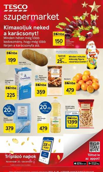 Újság TESCO - 2023.11.30 - 2023.12.06.