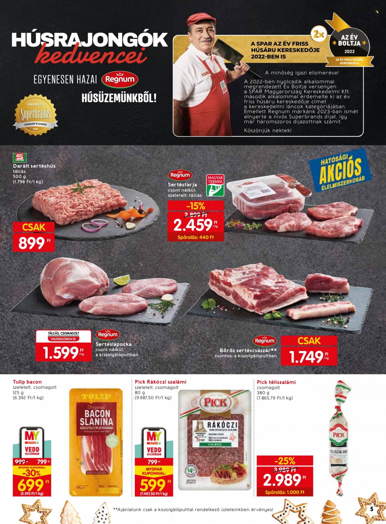 SPAR akciós újságok - 2023.11.30 - 2023.12.06. Oldal 5