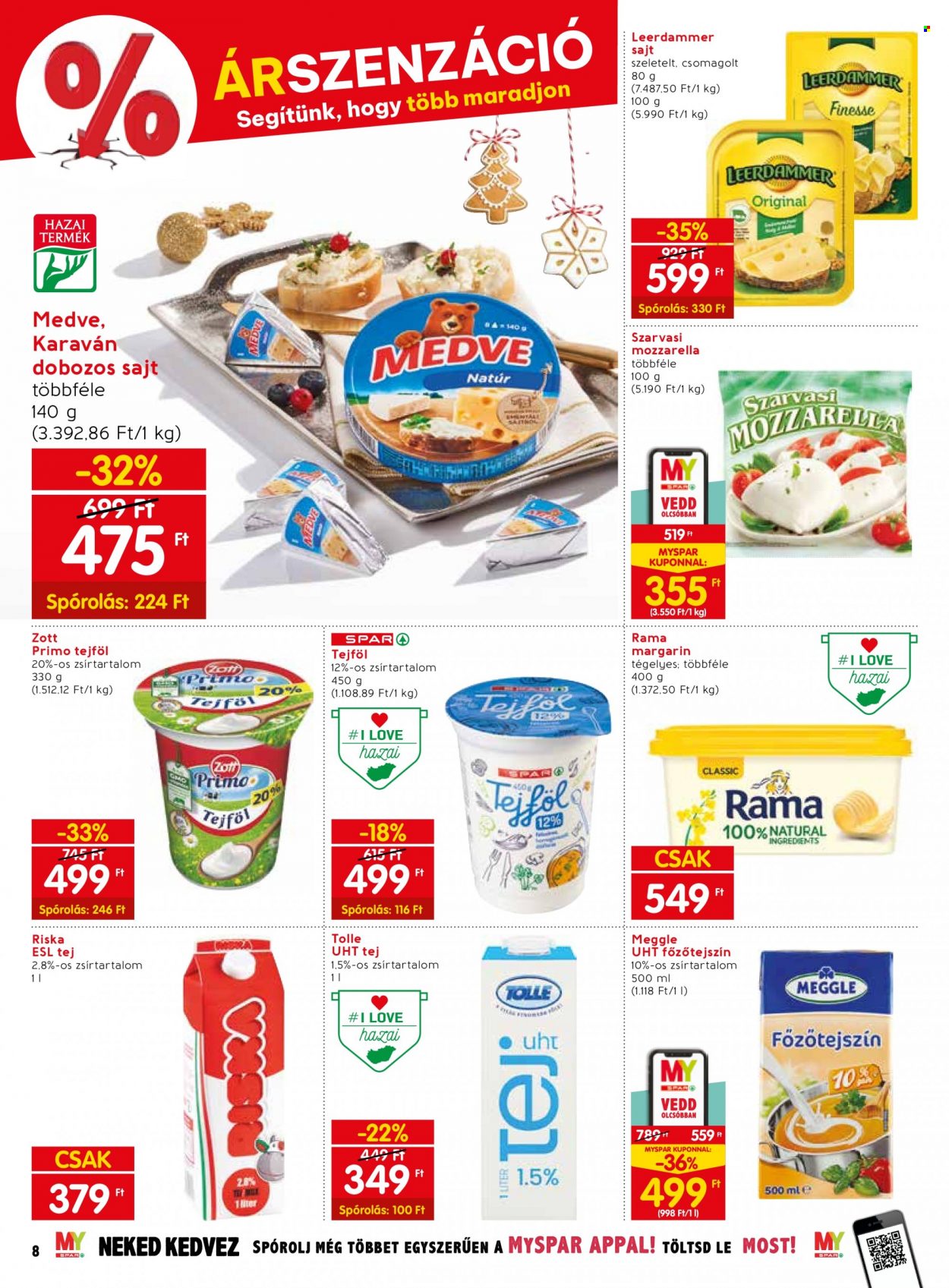 SPAR akciós újságok - 2023.11.30 - 2023.12.06. Oldal 8
