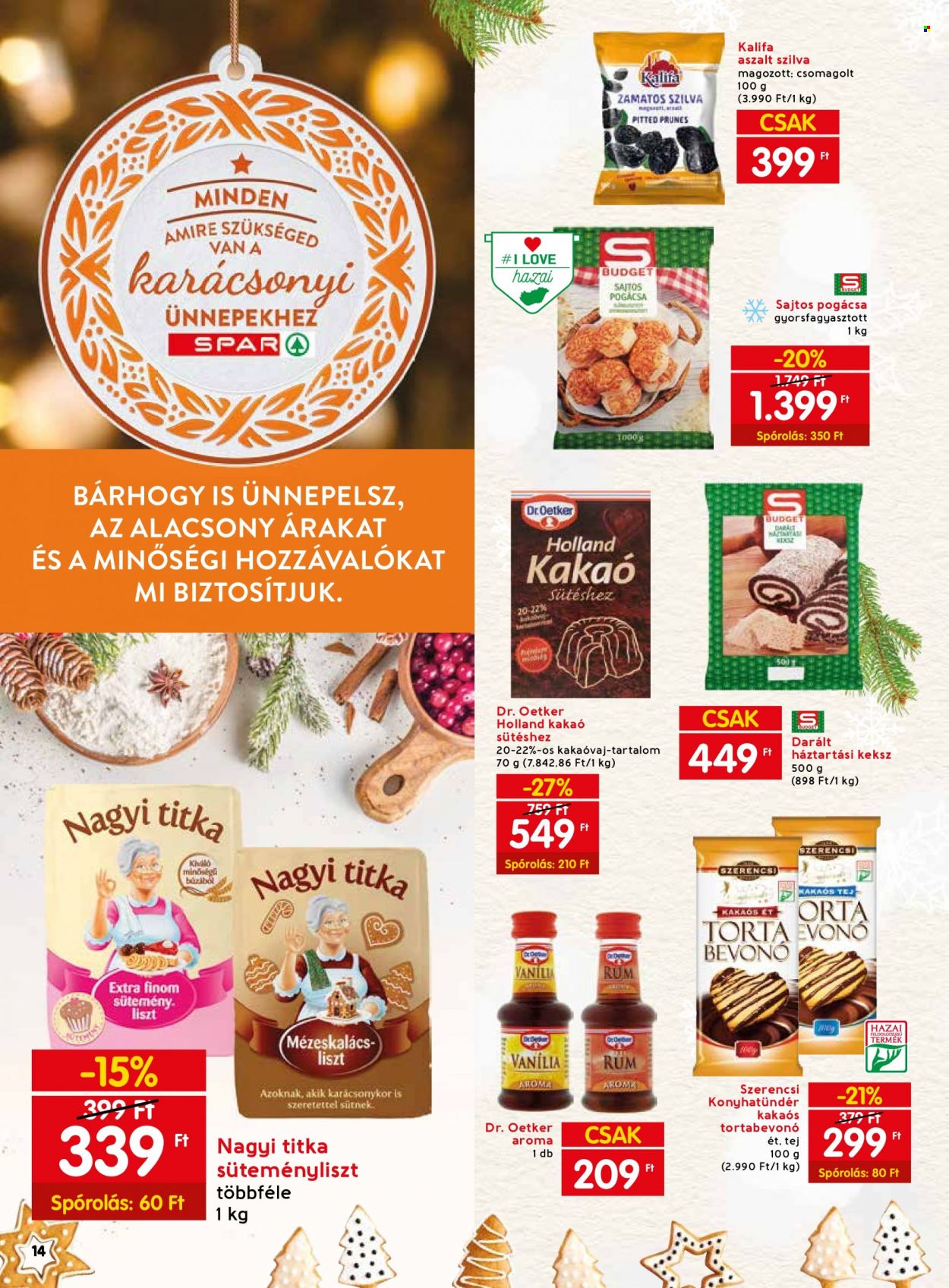 SPAR akciós újságok - 2023.11.30 - 2023.12.06. Oldal 14
