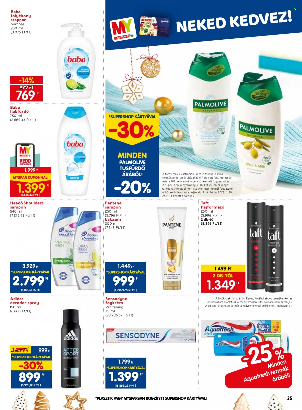 SPAR akciós újságok - 2023.11.30 - 2023.12.06. Oldal 25