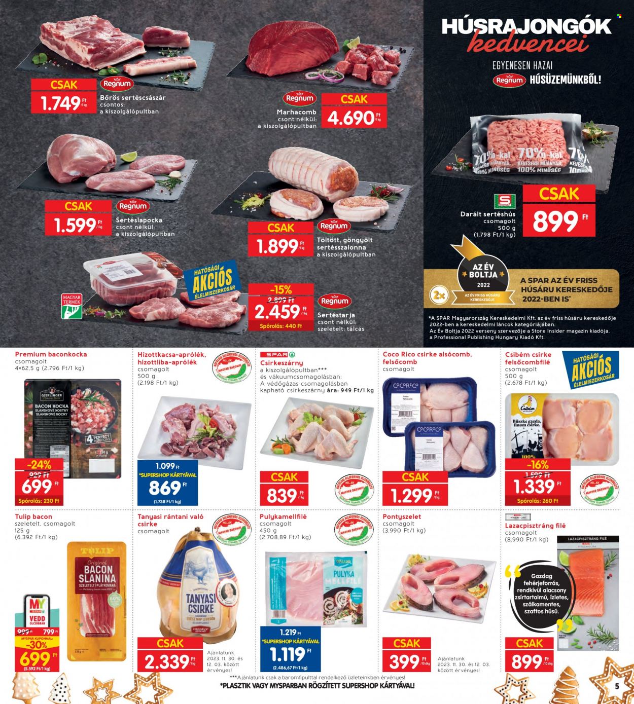 INTERSPAR akciós újságok - 2023.11.30 - 2023.12.06. Oldal 5