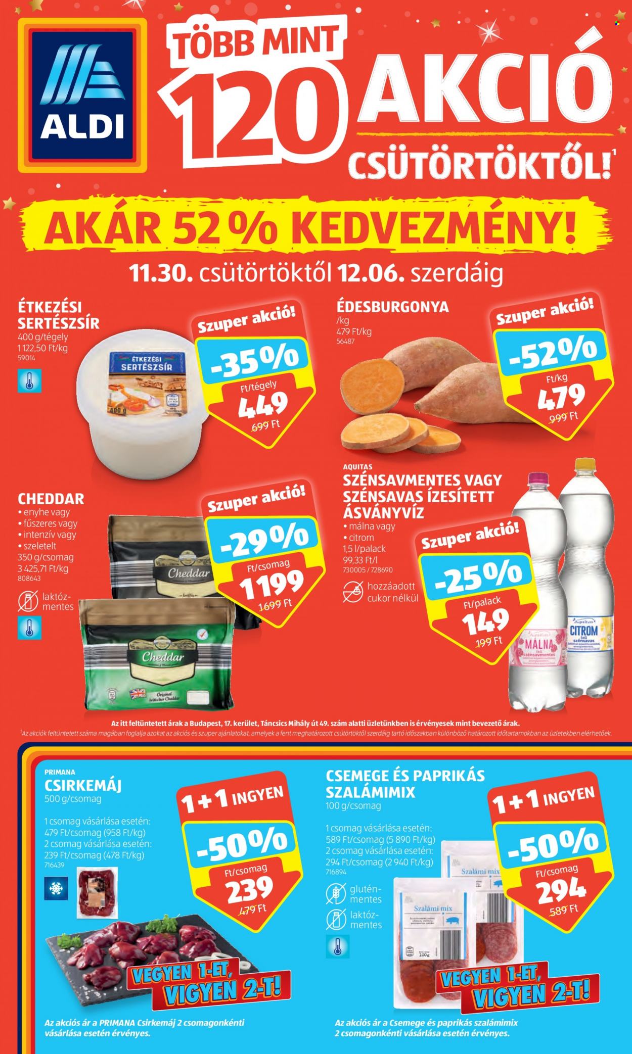 Aldi akciós újságok - 2023.11.30 - 2023.12.06. Oldal 1