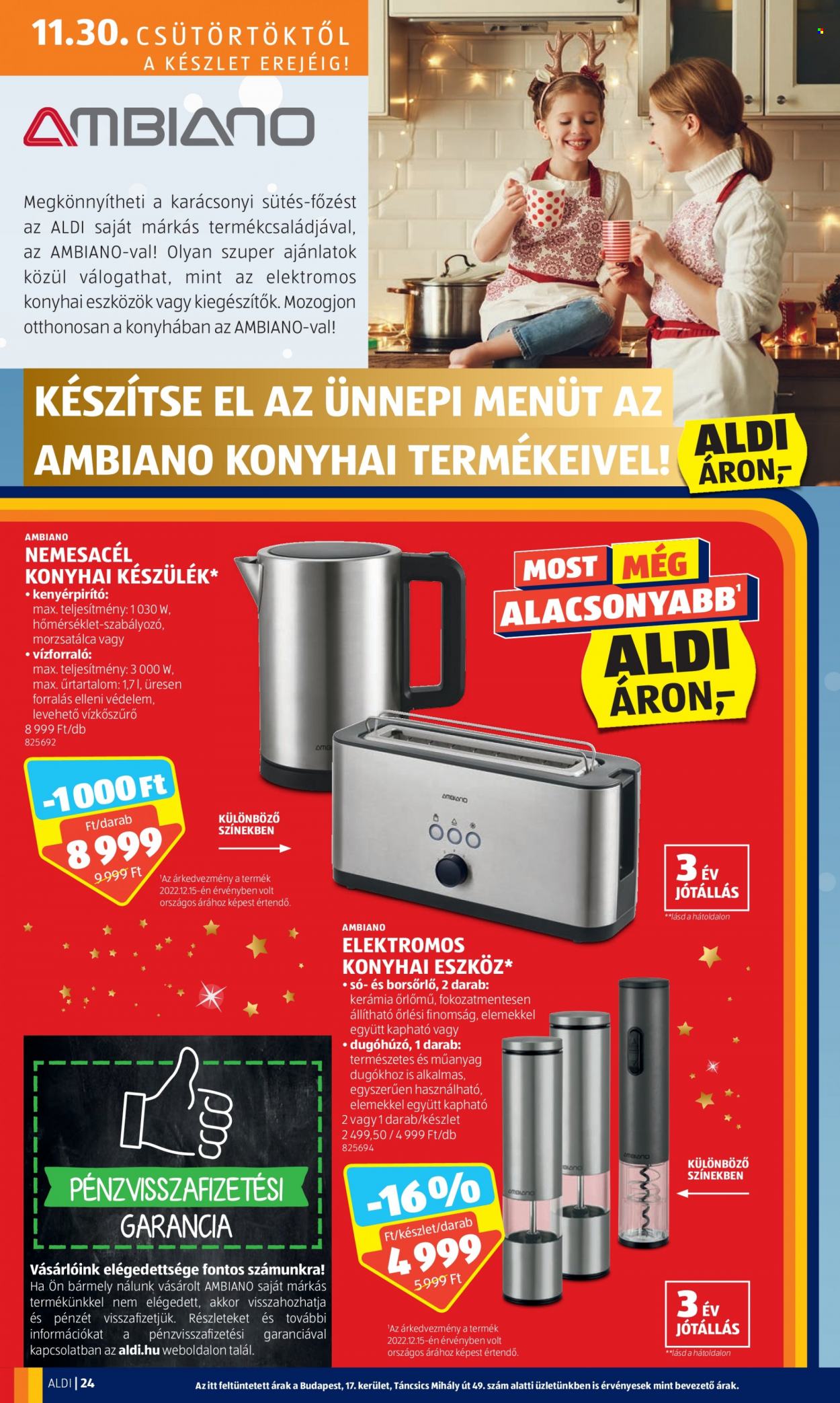 Aldi akciós újságok - 2023.11.30 - 2023.12.06. Oldal 26