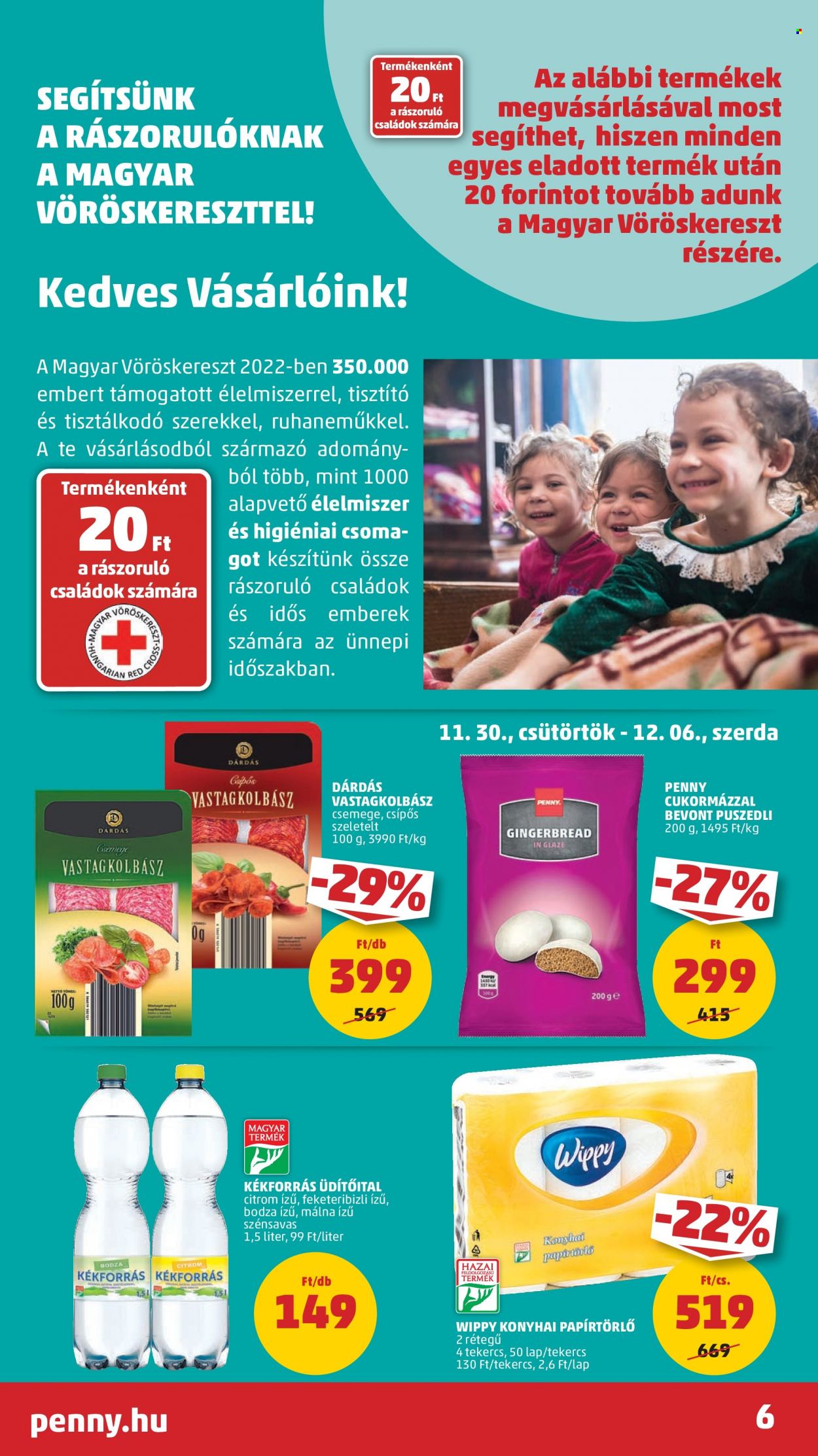 Penny Market akciós újságok - 2023.11.30 - 2023.12.06. Oldal 6