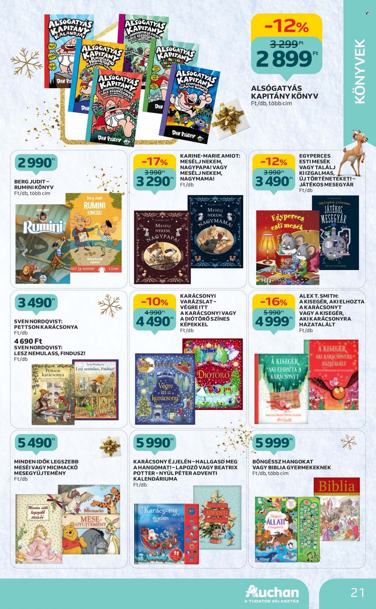 Auchan akciós újságok - 2023.11.30 - 2023.12.24. Oldal 21