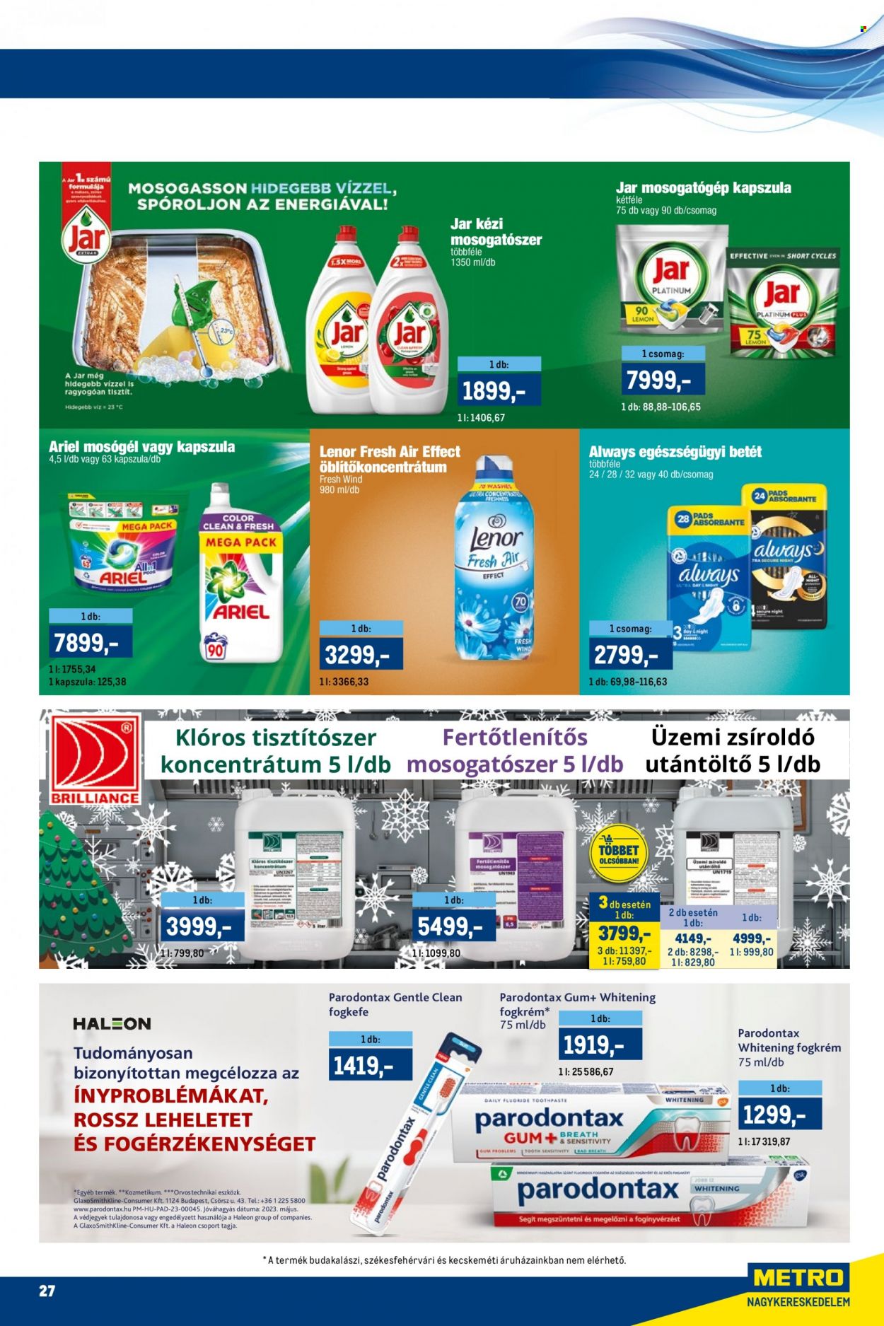 Metro akciós újságok - 2023.12.01 - 2023.12.14. Oldal 27