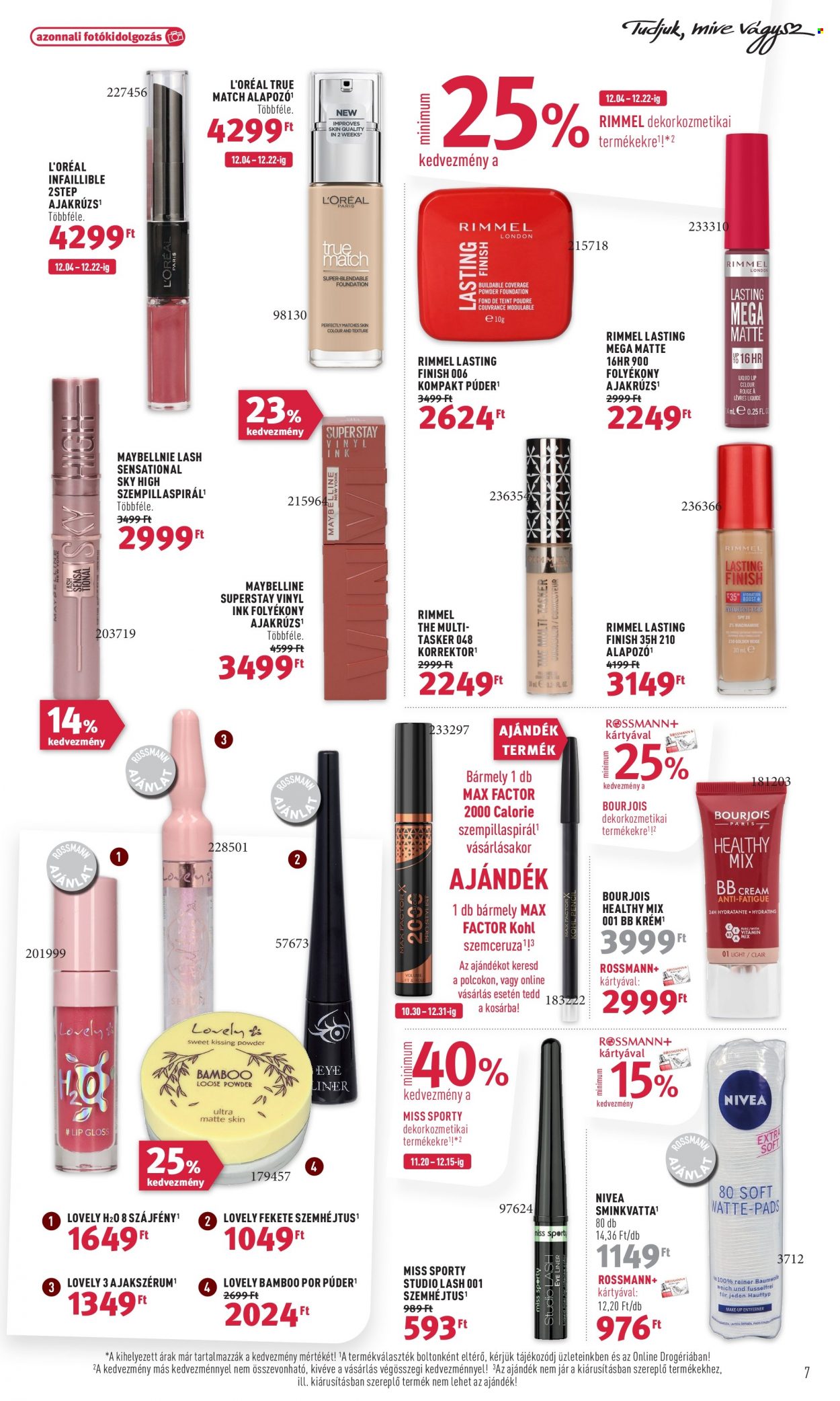 Rossmann akciós újságok - 2023.12.04 - 2023.12.15. Oldal 7