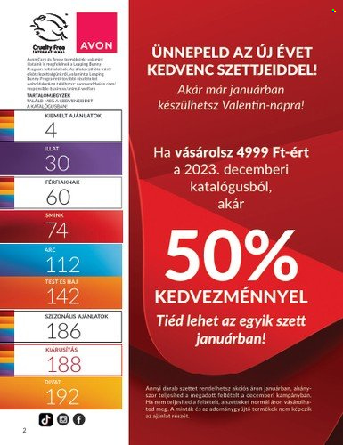 Avon akciós újságok - 2023.12.01 - 2023.12.31. Oldal 4