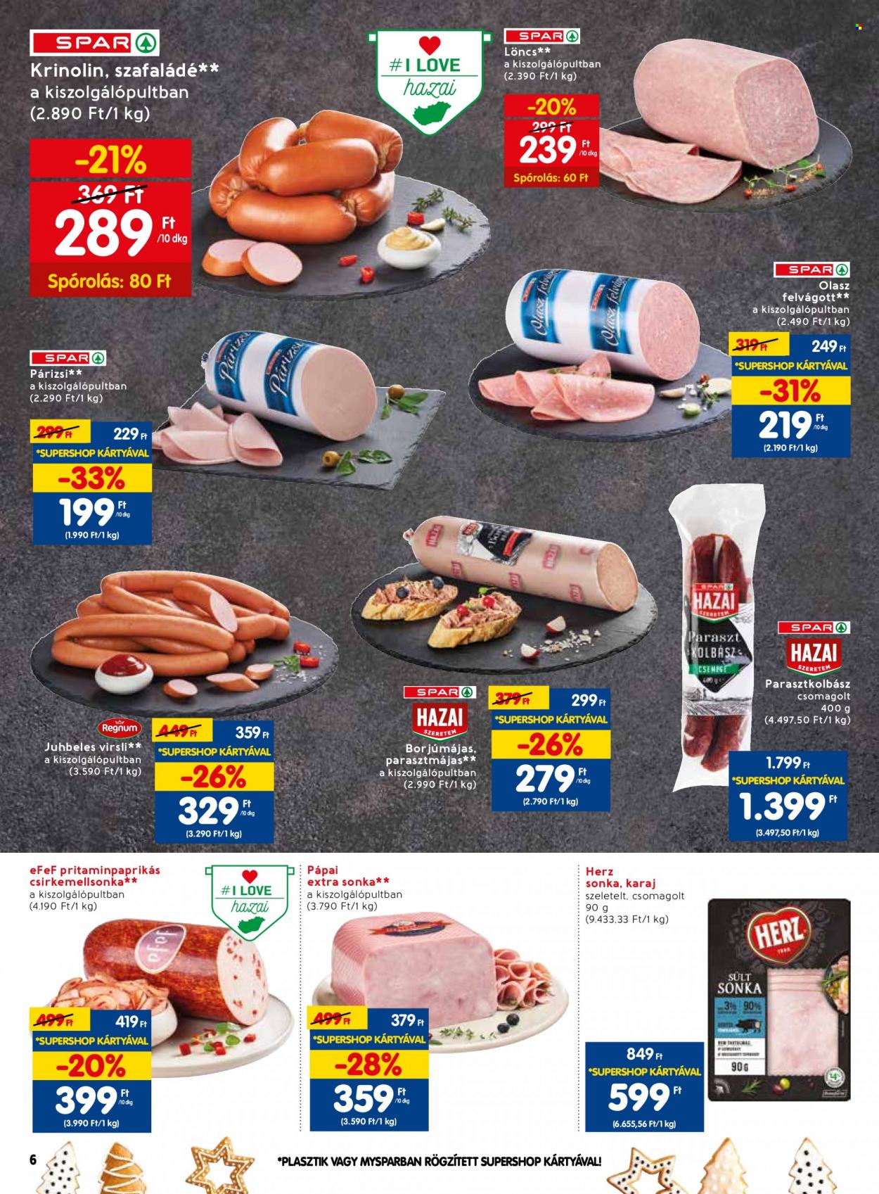 SPAR akciós újságok - 2023.12.07 - 2023.12.13. Oldal 6