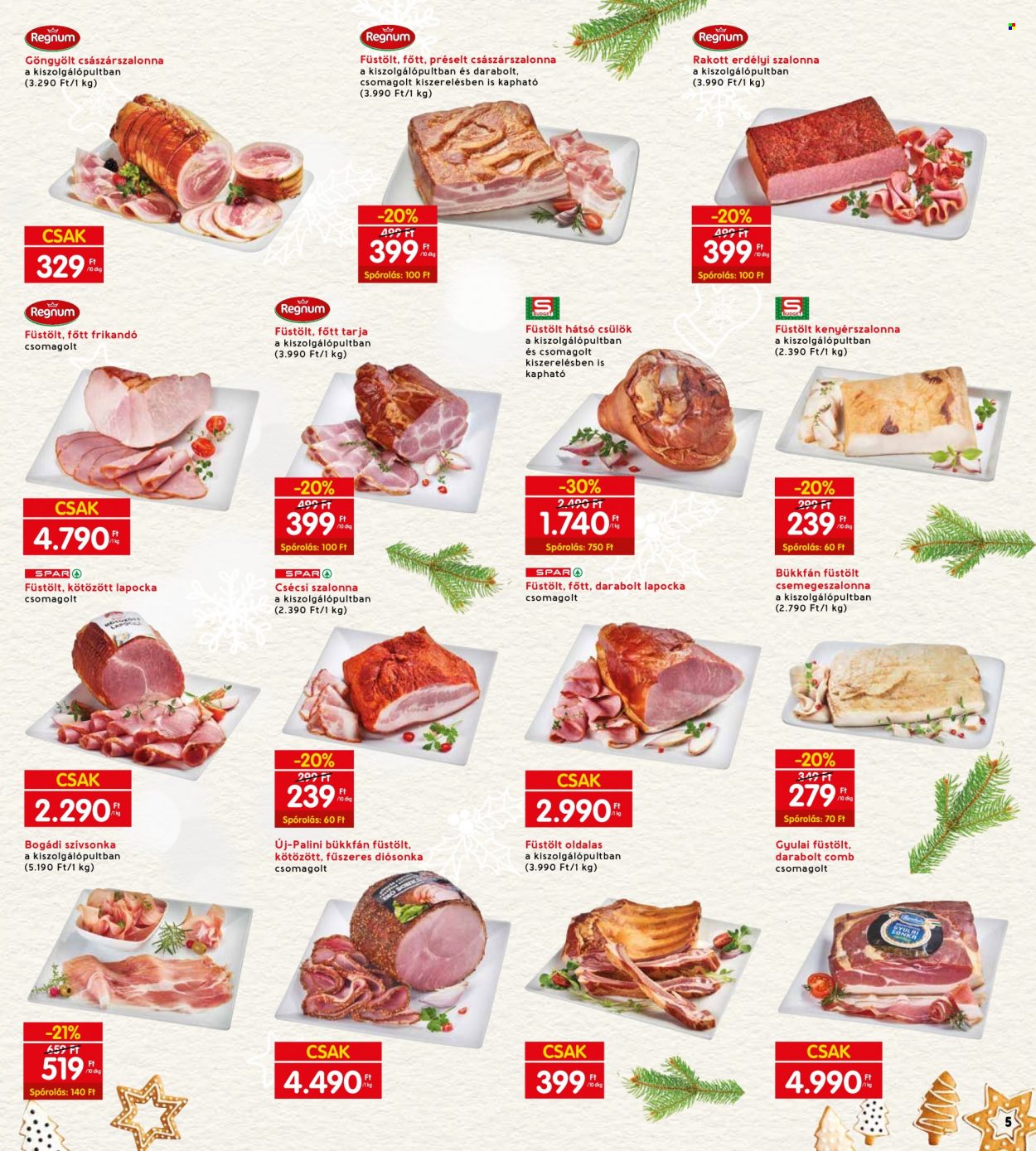 INTERSPAR akciós újságok - 2023.12.07 - 2023.12.13. Oldal 6