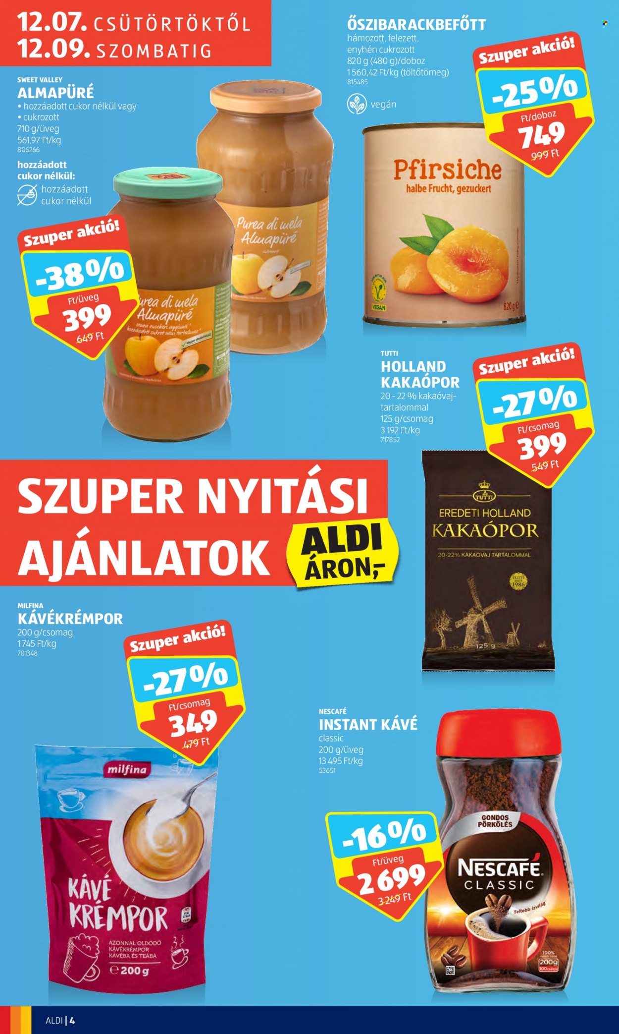 Aldi akciós újságok. Oldal 4