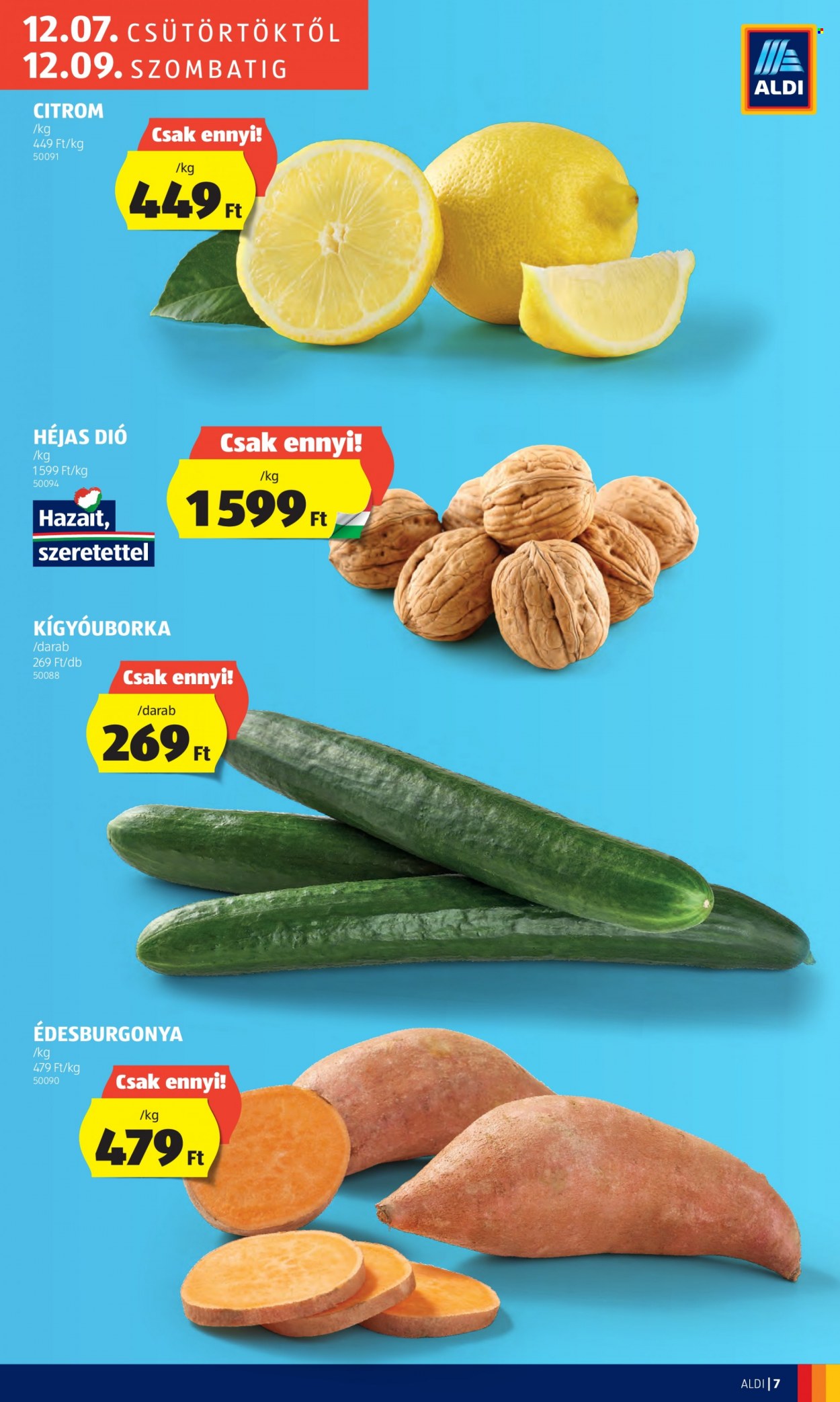 Aldi akciós újságok. Oldal 7