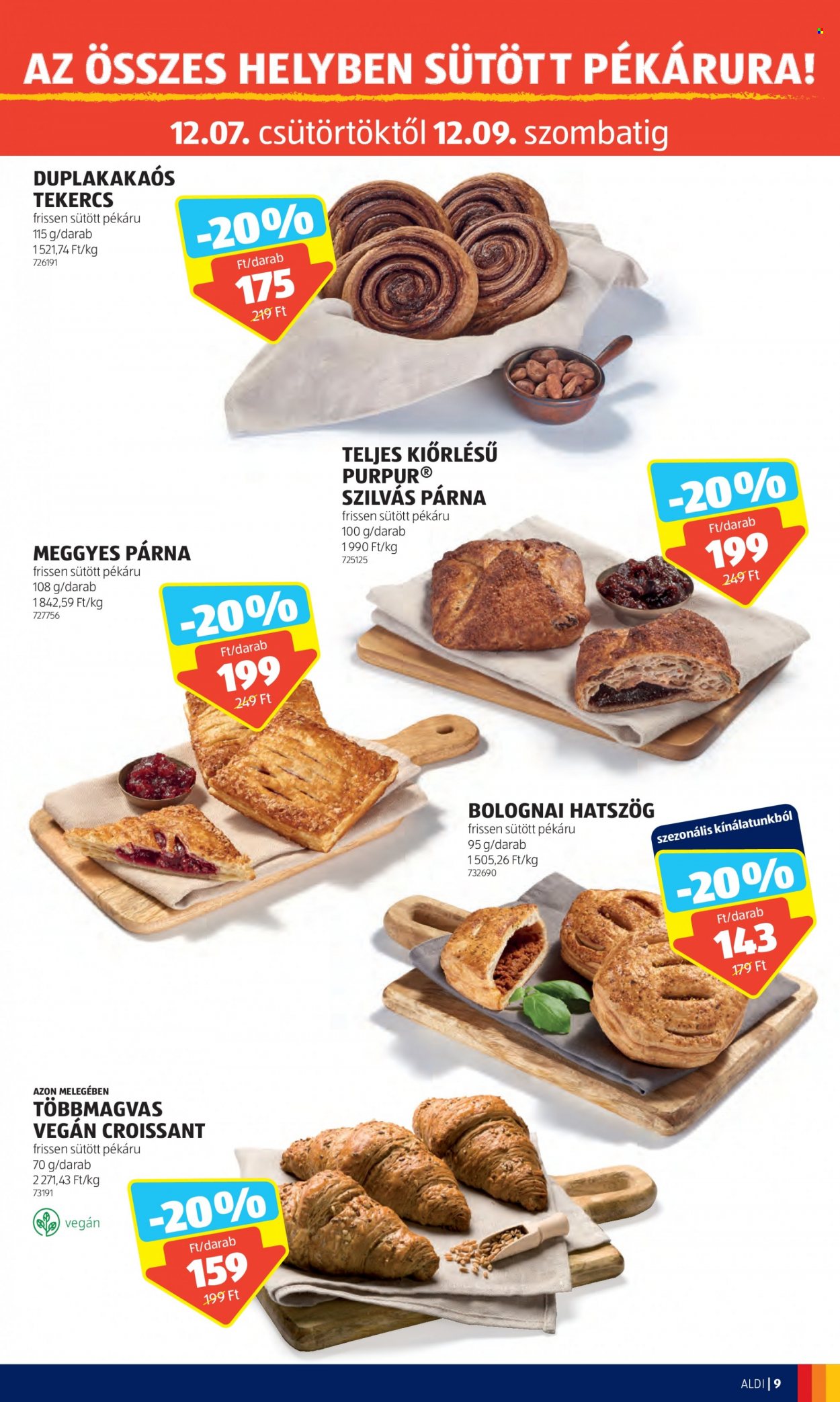 Aldi akciós újságok. Oldal 9