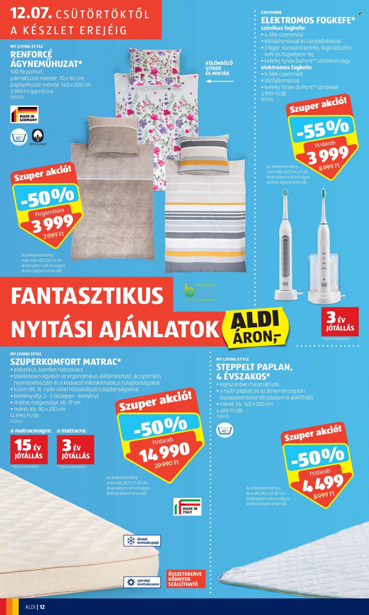 Aldi akciós újságok. Oldal 12