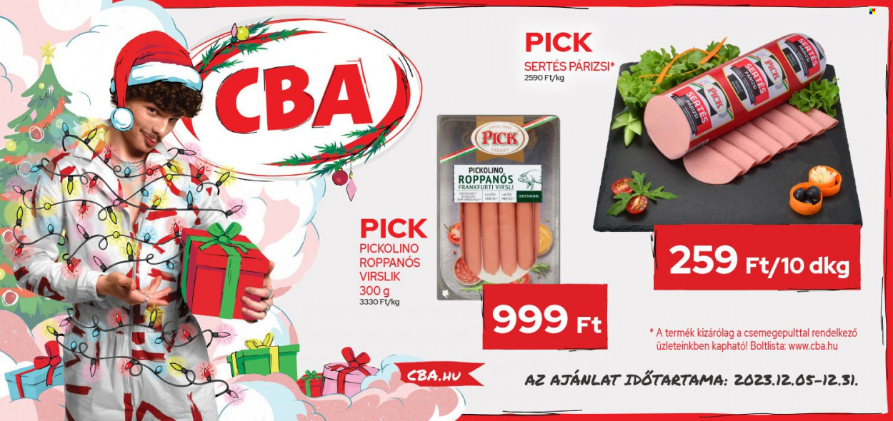 CBA akciós újságok - 2023.12.05 - 2023.12.31. Oldal 3