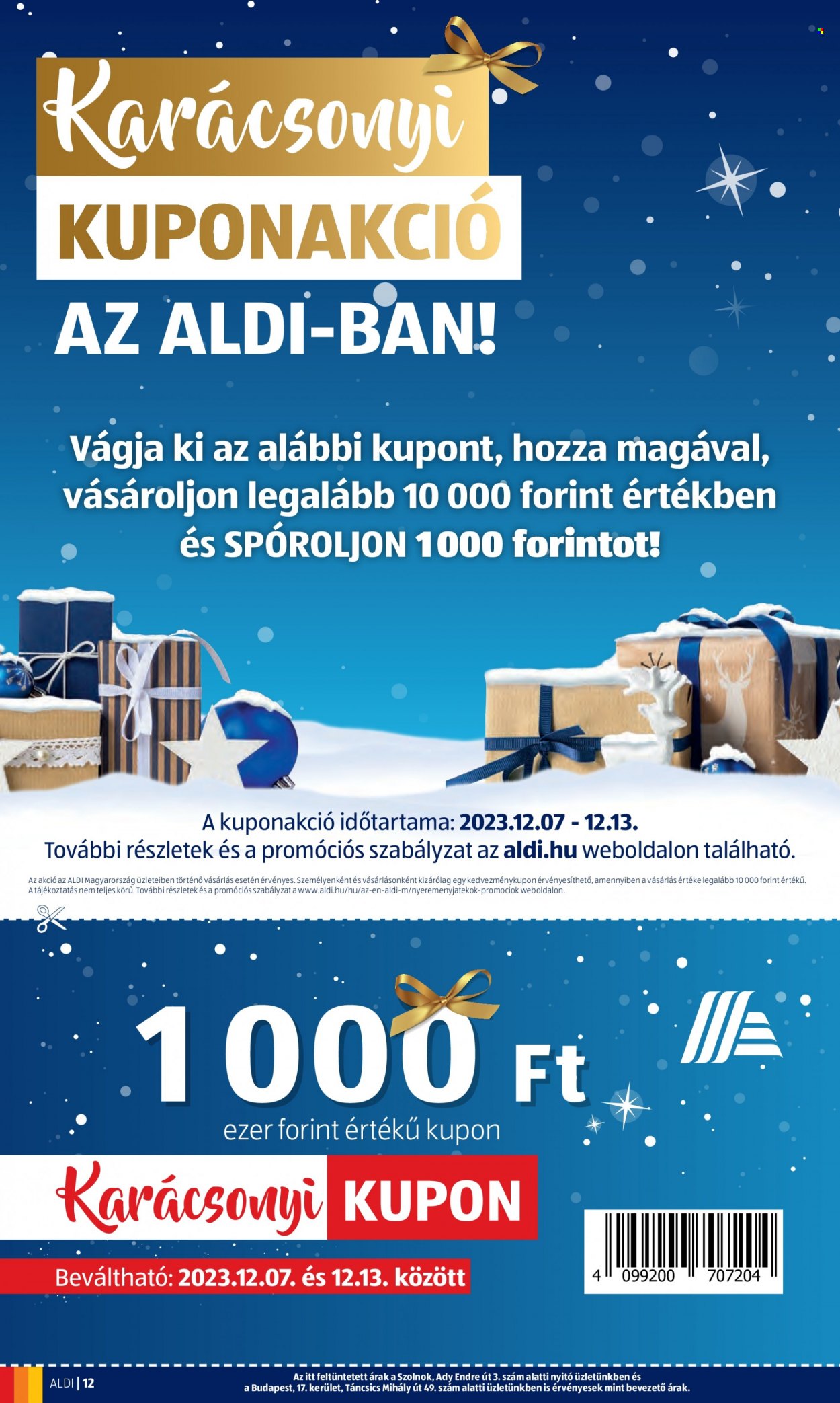 Aldi akciós újságok - 2023.12.07 - 2023.12.13. Oldal 14