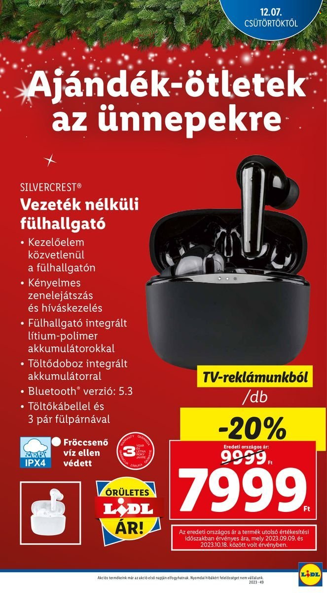 Lidl akciós újságok. Oldal 1