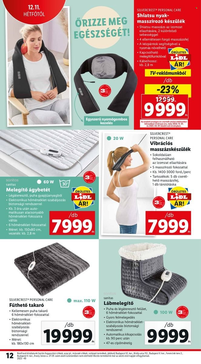 Lidl akciós újságok. Oldal 12