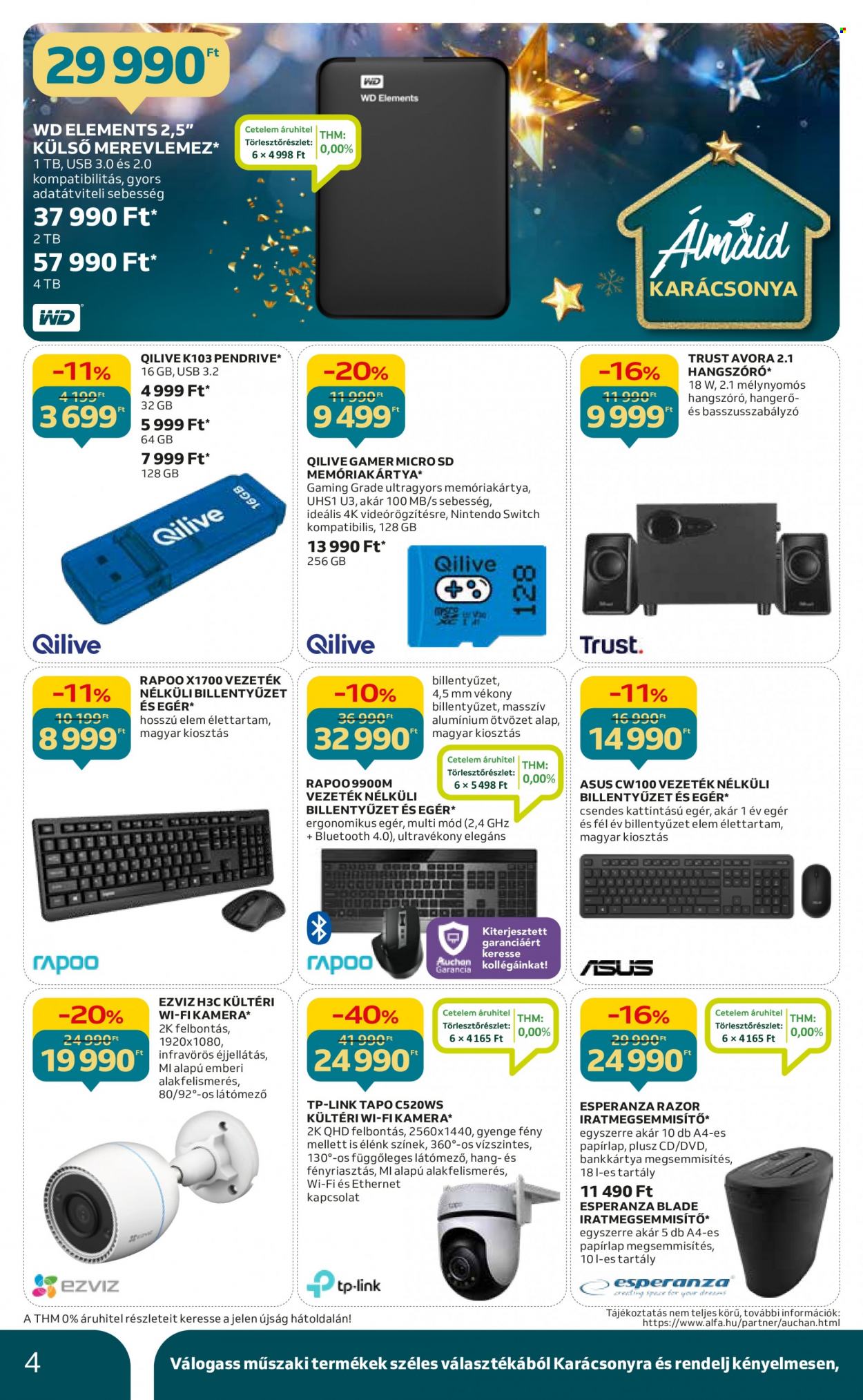 Auchan akciós újságok - 2023.12.07 - 2023.12.24. Oldal 4