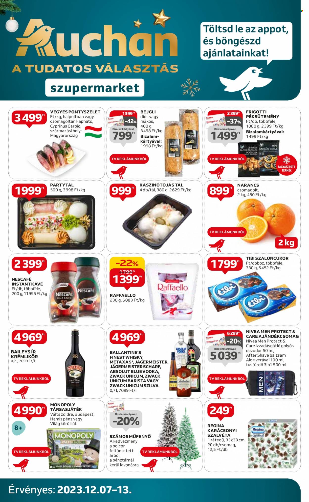 Auchan akciós újságok - 2023.12.07 - 2023.12.13. Oldal 1