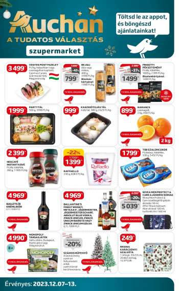 Újság Auchan - 2023.12.07 - 2023.12.13.