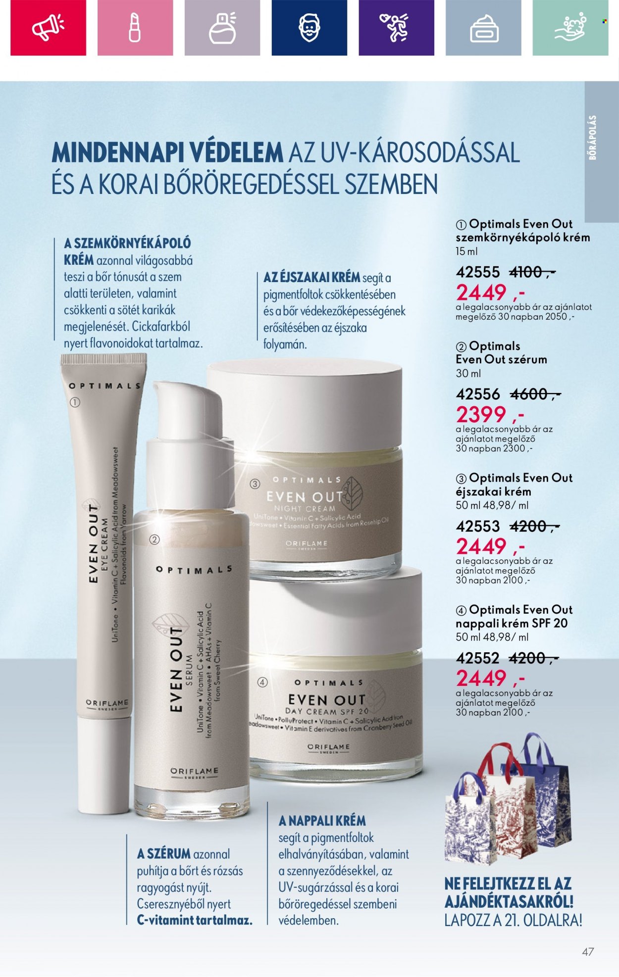 Oriflame akciós újságok - 2023.12.06 - 2023.12.27. Oldal 47