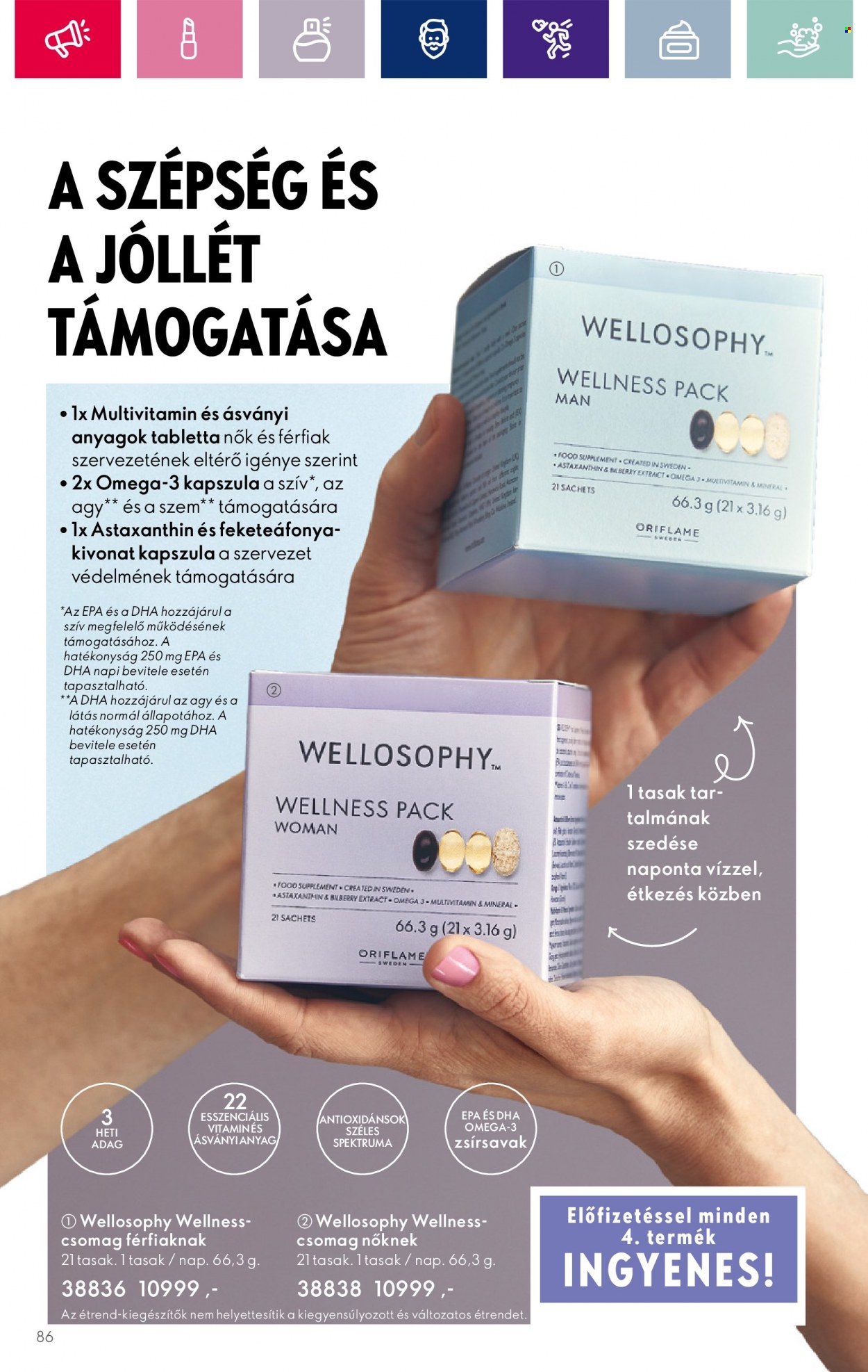 Oriflame akciós újságok - 2023.12.06 - 2023.12.27. Oldal 86