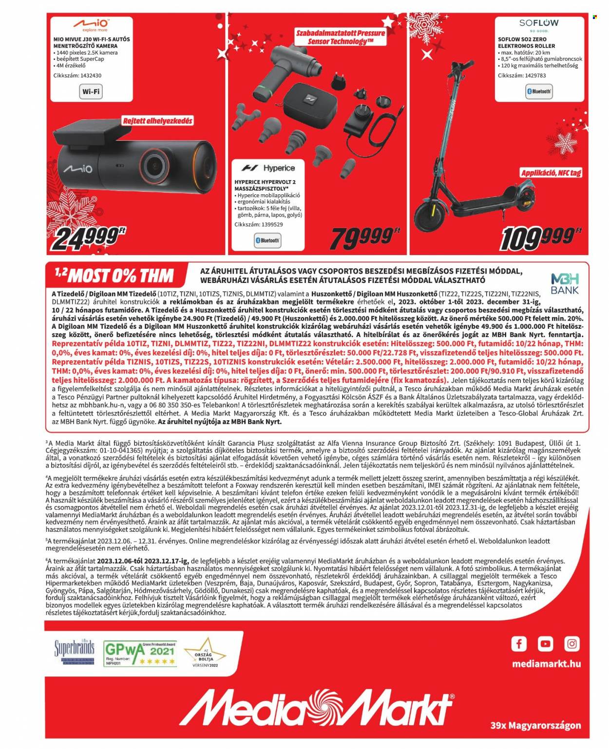 MediaMarkt akciós újságok - 2023.12.06 - 2023.12.17. Oldal 16