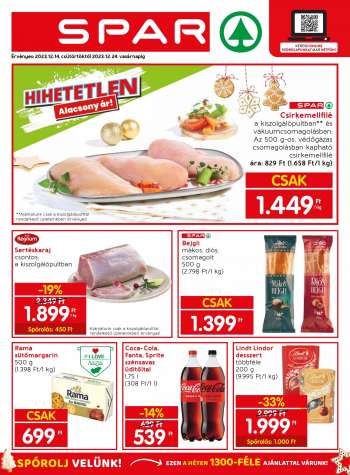 Újság SPAR - 2023.12.14 - 2023.12.24.