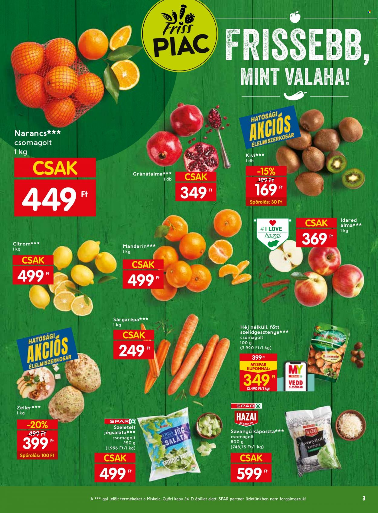 SPAR akciós újságok - 2023.12.14 - 2023.12.24. Oldal 3