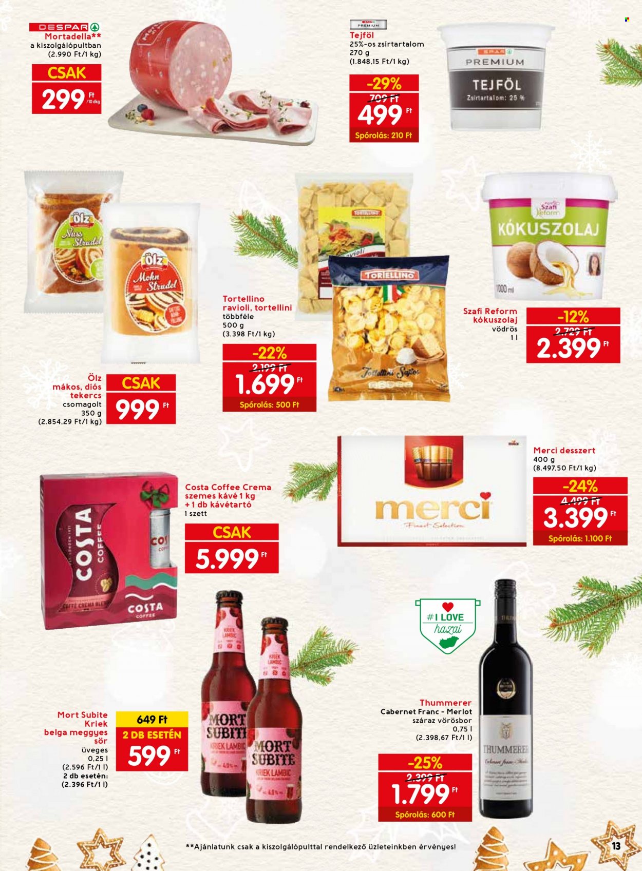SPAR akciós újságok - 2023.12.14 - 2023.12.24. Oldal 13