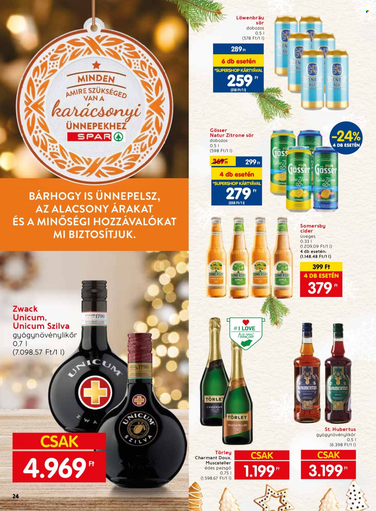 SPAR akciós újságok - 2023.12.14 - 2023.12.24. Oldal 24