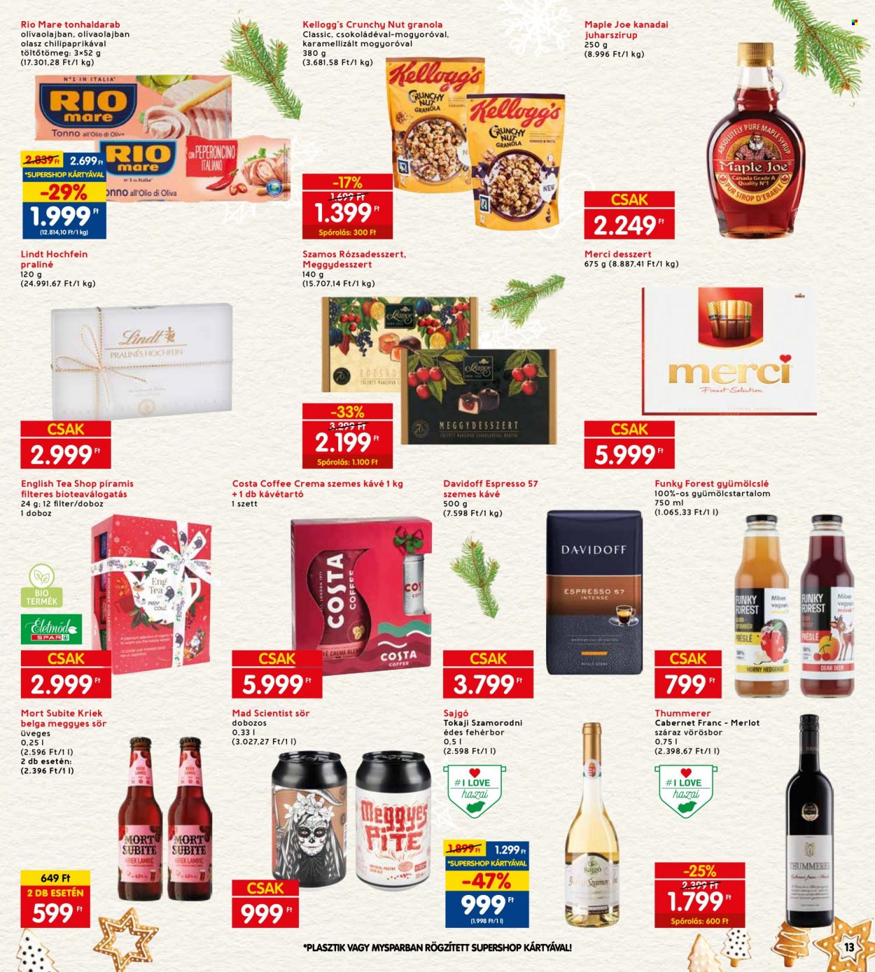 INTERSPAR akciós újságok - 2023.12.14 - 2023.12.24. Oldal 13