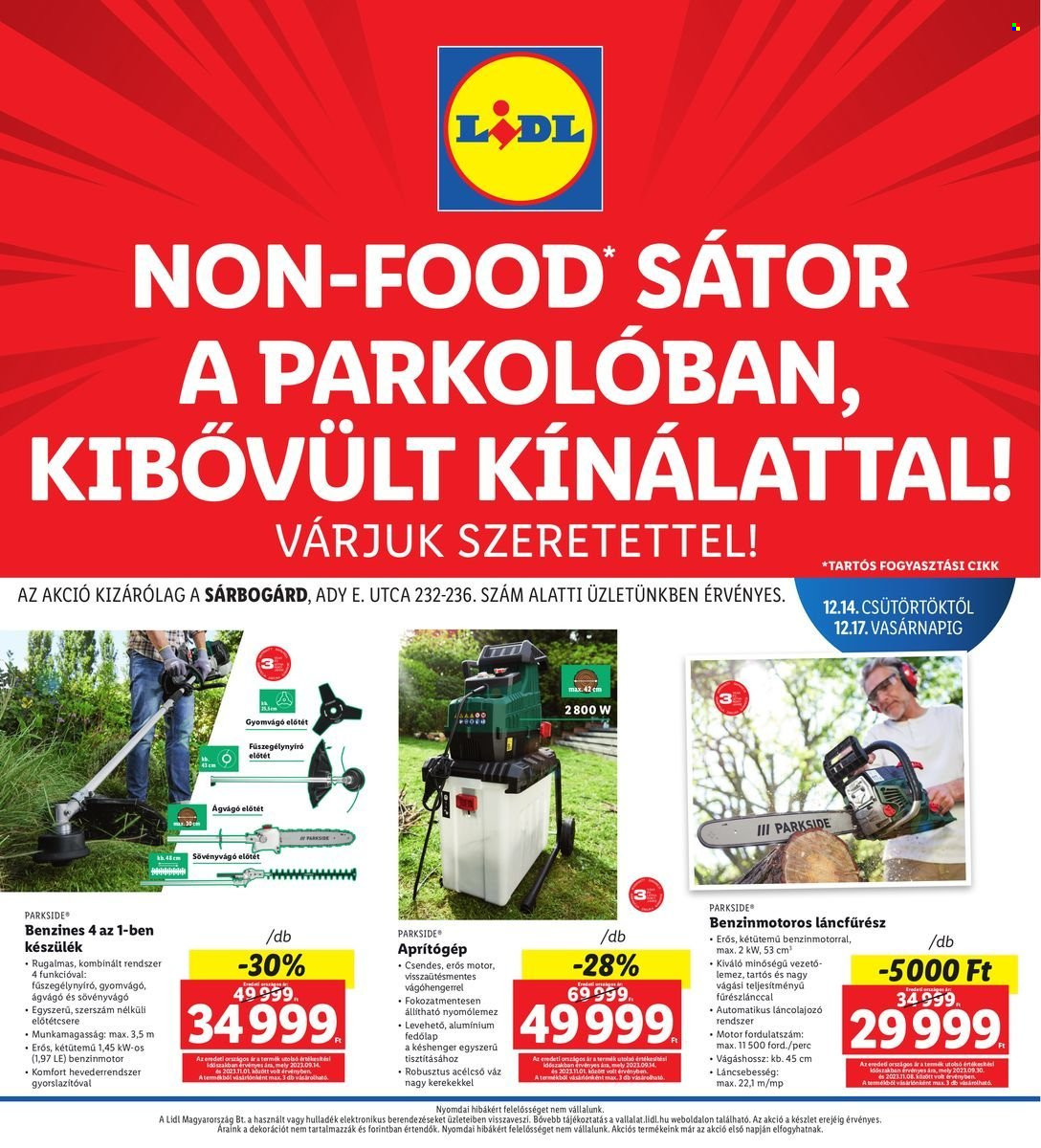 Lidl akciós újságok - 2023.12.14 - 2023.12.17. Oldal 1