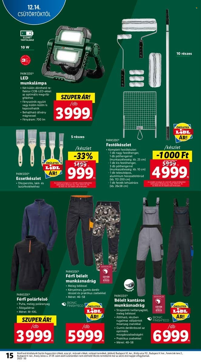 Lidl akciós újságok. Oldal 14