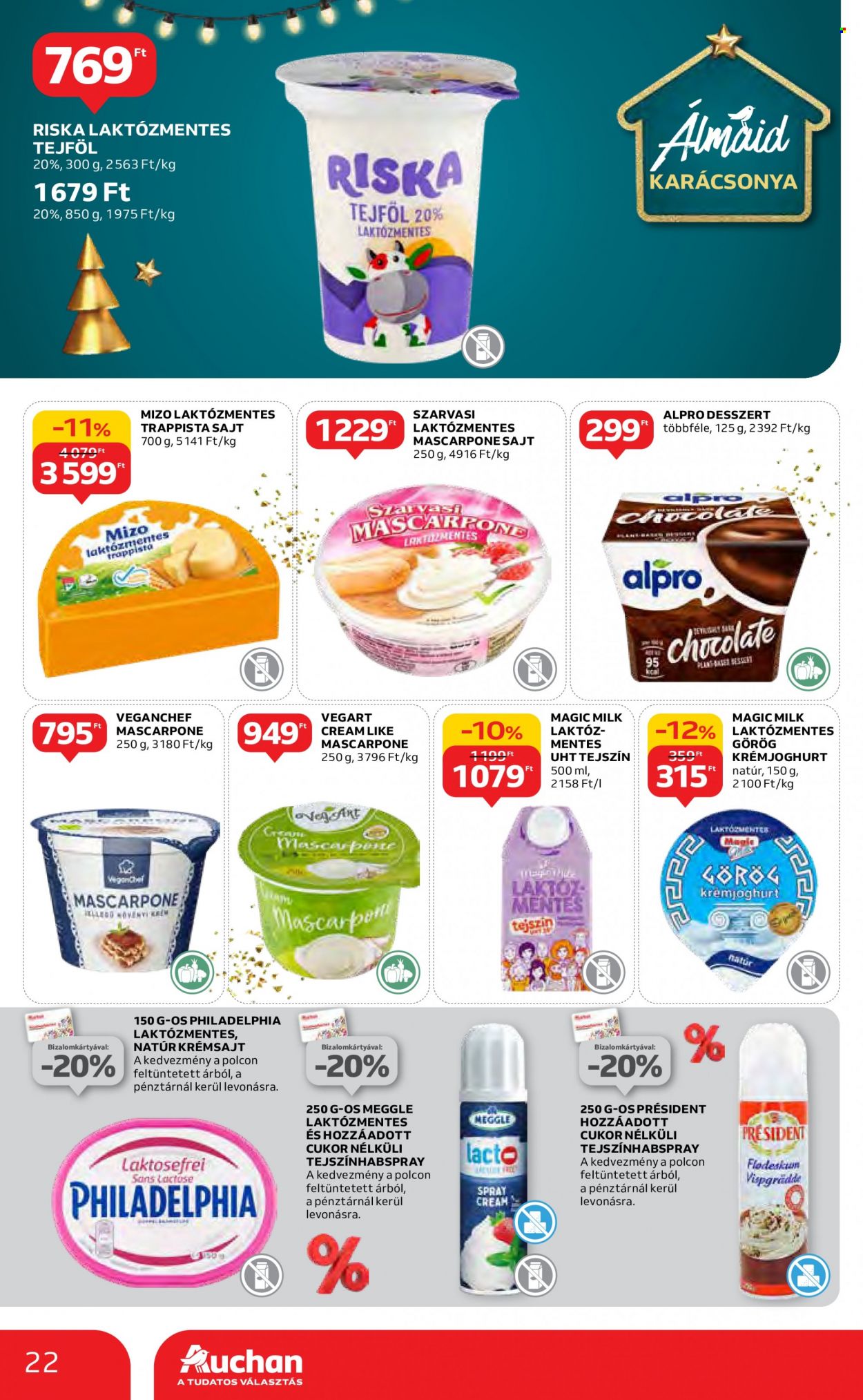 Auchan akciós újságok - 2023.12.14 - 2023.12.20. Oldal 22