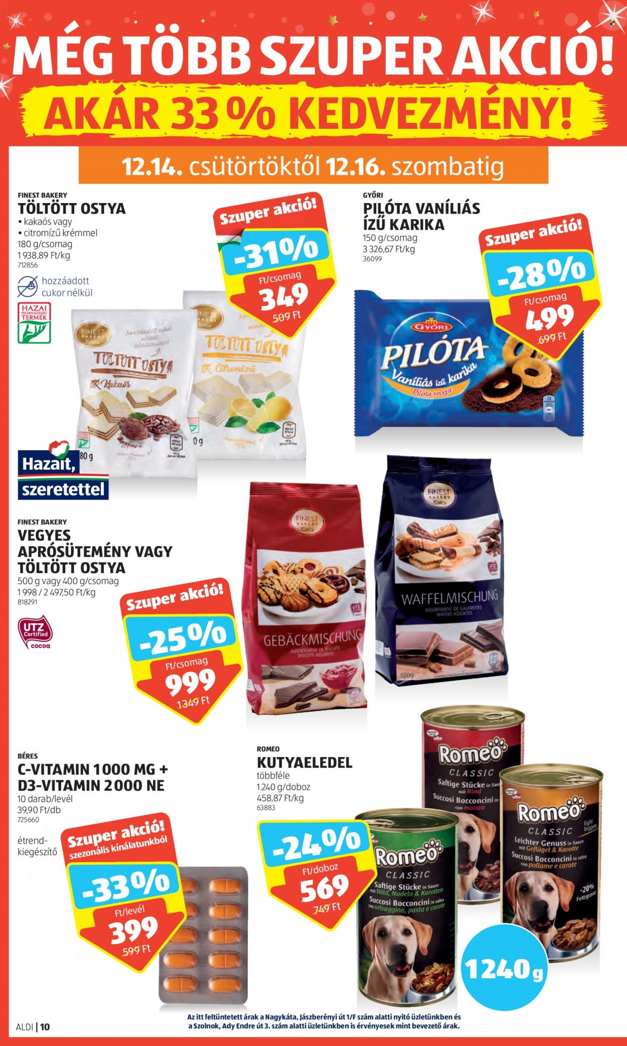 Aldi akciós újságok - 2023.12.14 - 2023.12.20. Oldal 12