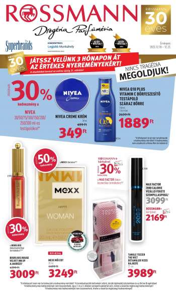 Újság Rossmann - 2023.12.18 - 2023.12.22.