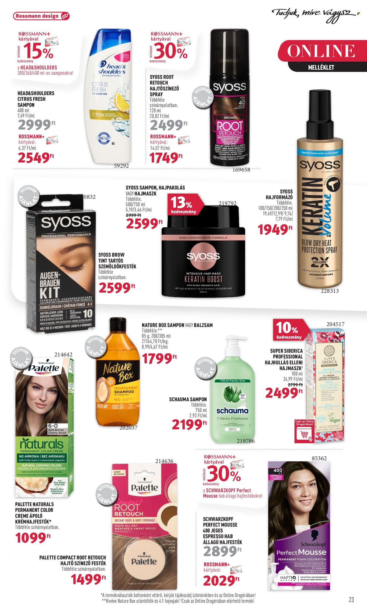 Rossmann akciós újságok - 2023.12.18 - 2023.12.22. Oldal 25