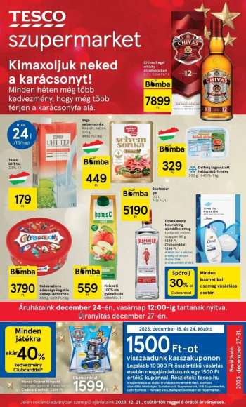 Újság TESCO - 2023.12.21 - 2023.12.27.