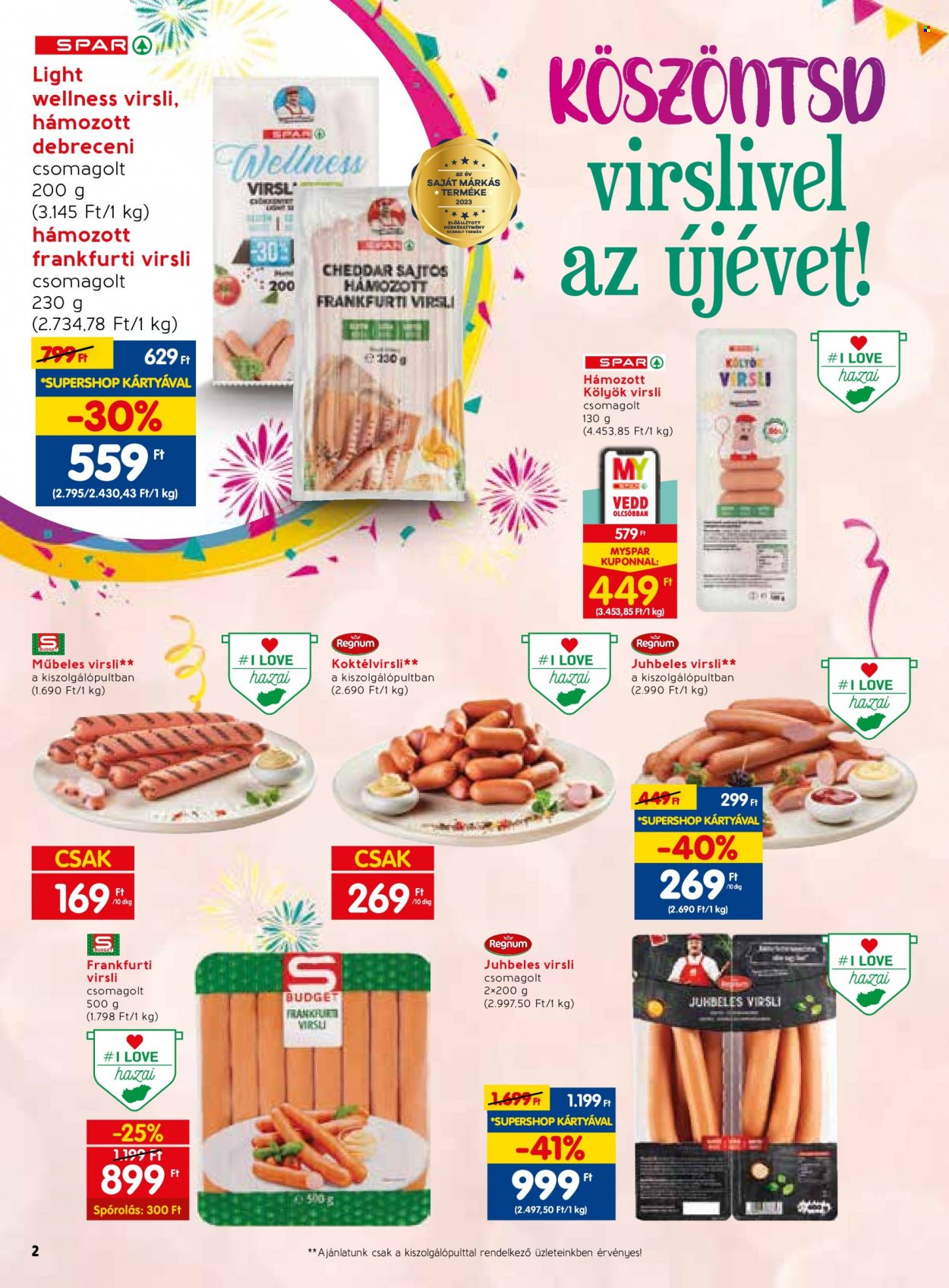 SPAR akciós újságok - 2023.12.27 - 2023.12.31. Oldal 2