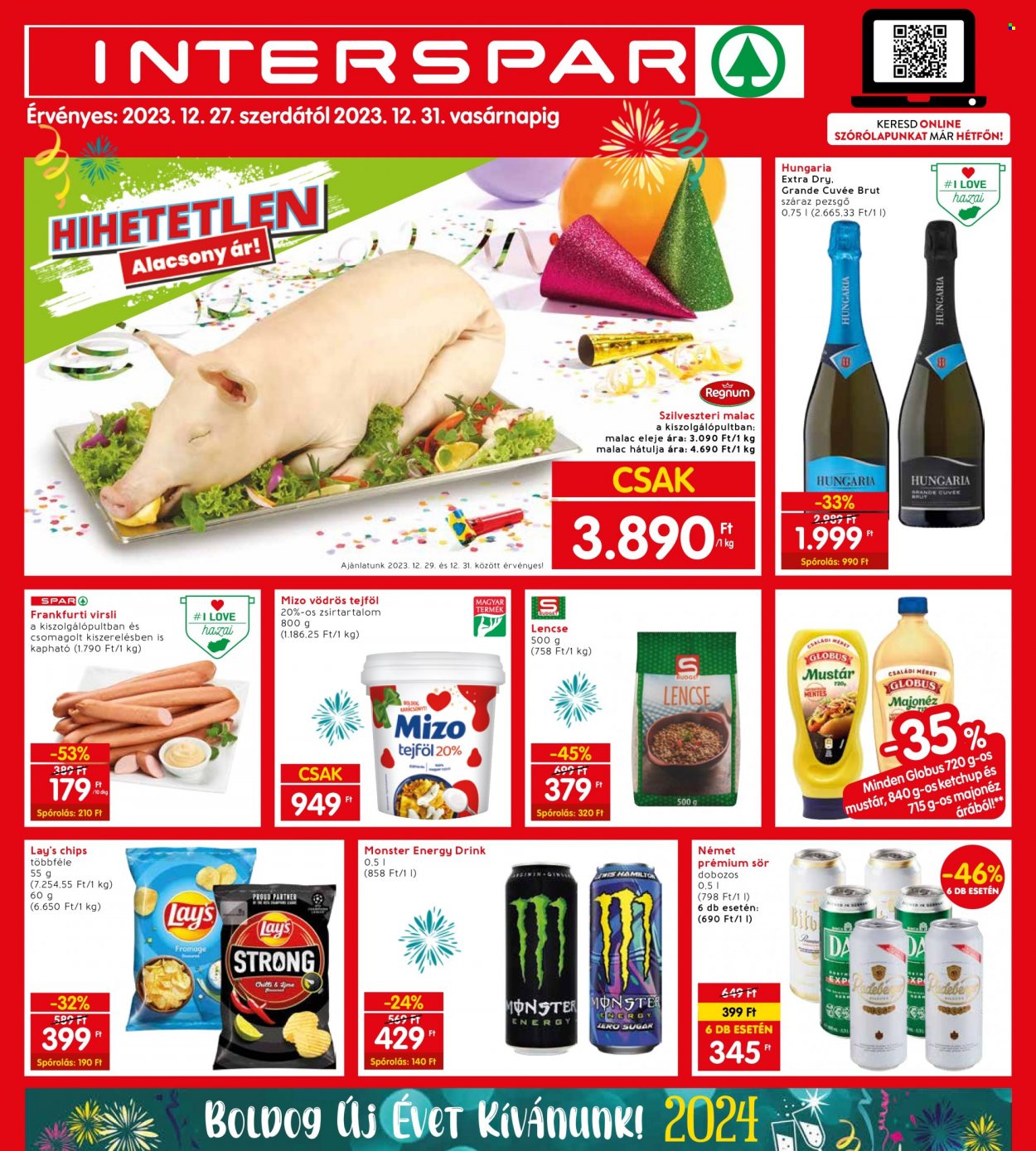 INTERSPAR akciós újságok - 2023.12.27 - 2023.12.31. Oldal 1