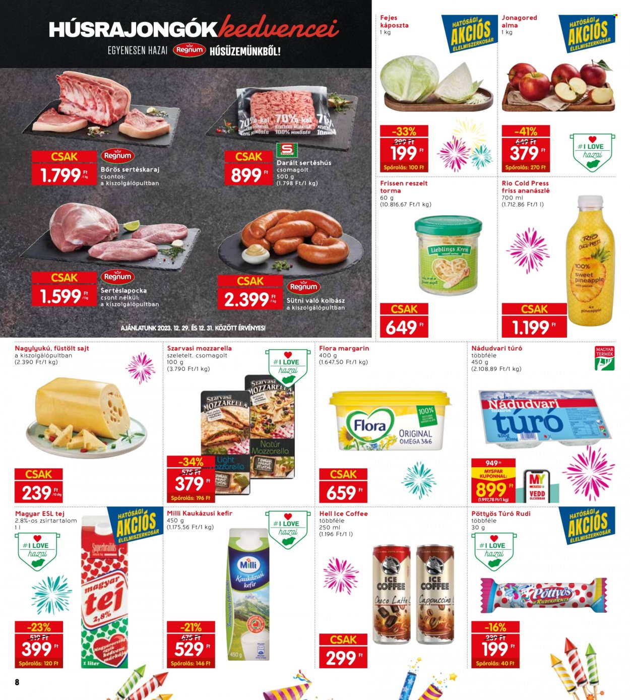 INTERSPAR akciós újságok - 2023.12.27 - 2023.12.31. Oldal 8