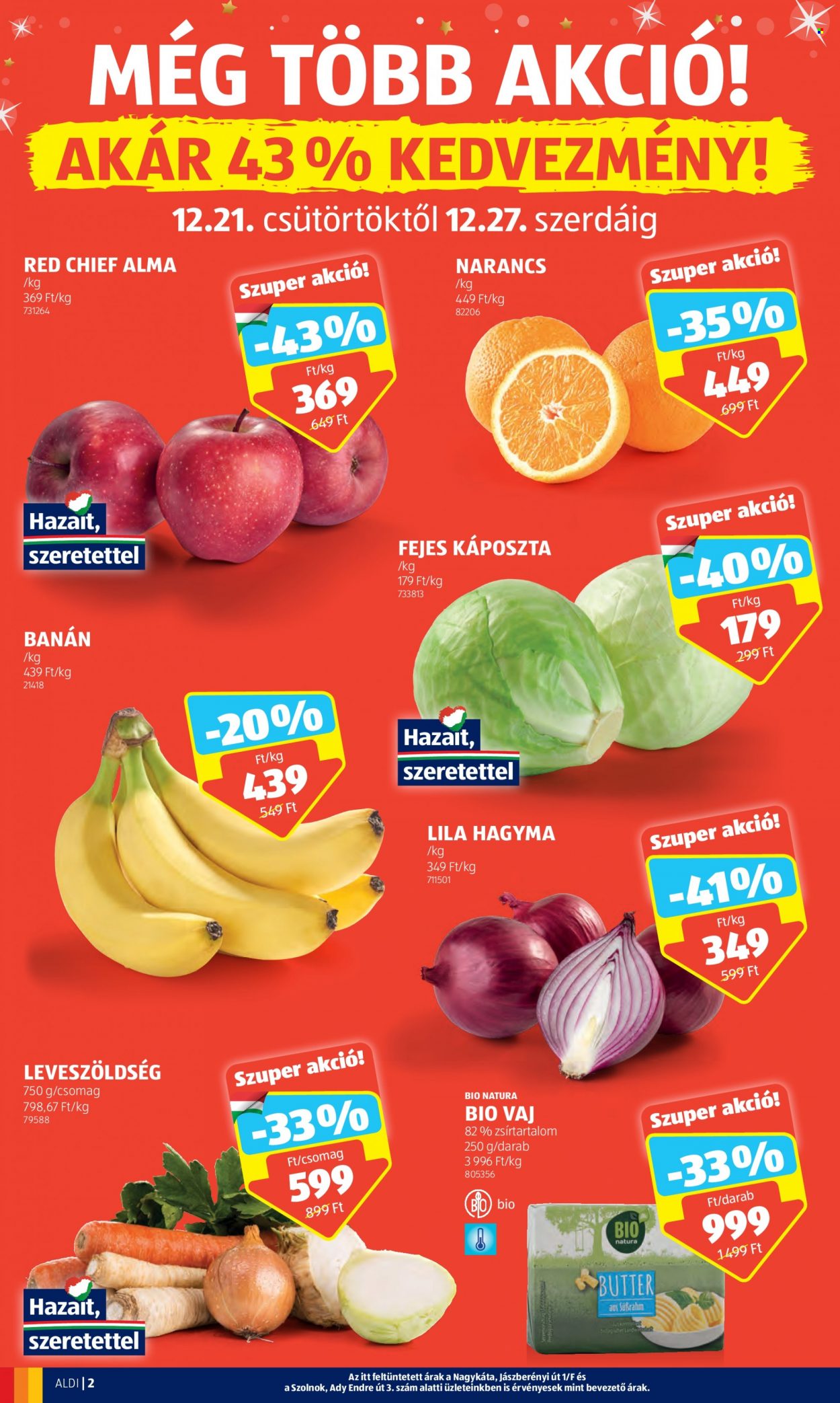 Aldi akciós újságok - 2023.12.21 - 2023.12.27. Oldal 2
