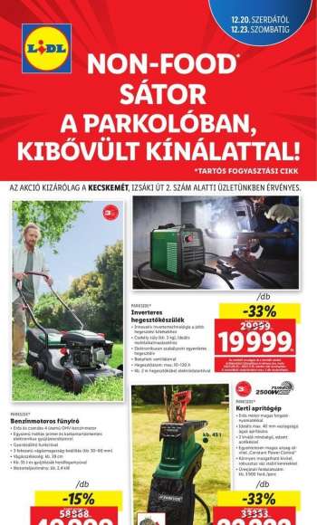 Újság Lidl - 2023.12.20 - 2023.12.23.
