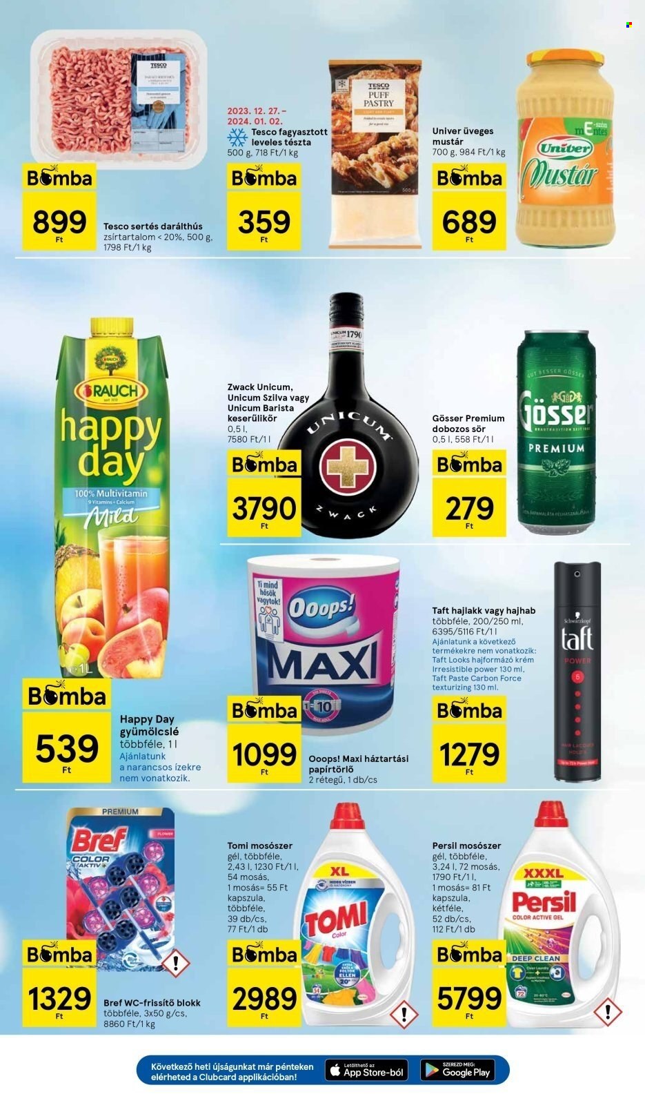 TESCO akciós újságok - 2023.12.27 - 2024.01.03. Oldal 2
